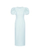 Rotate Birgerchristensen Puffy Jacquard Midi Dress