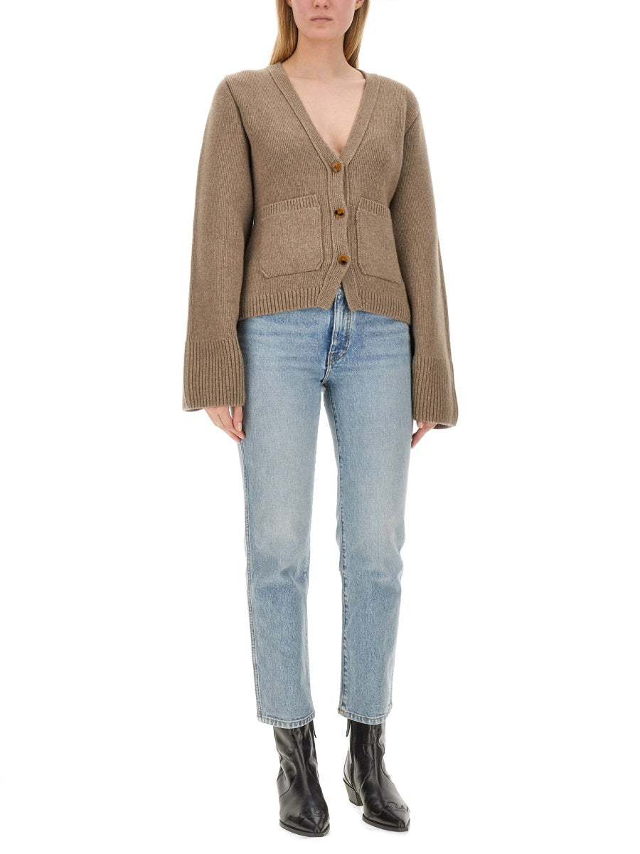 Khaite Cardigan "Scarlet"