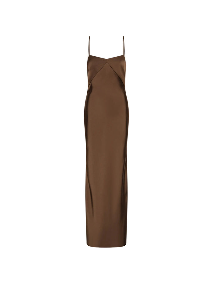 Rotate Birgerchristensen Long Satin Dress