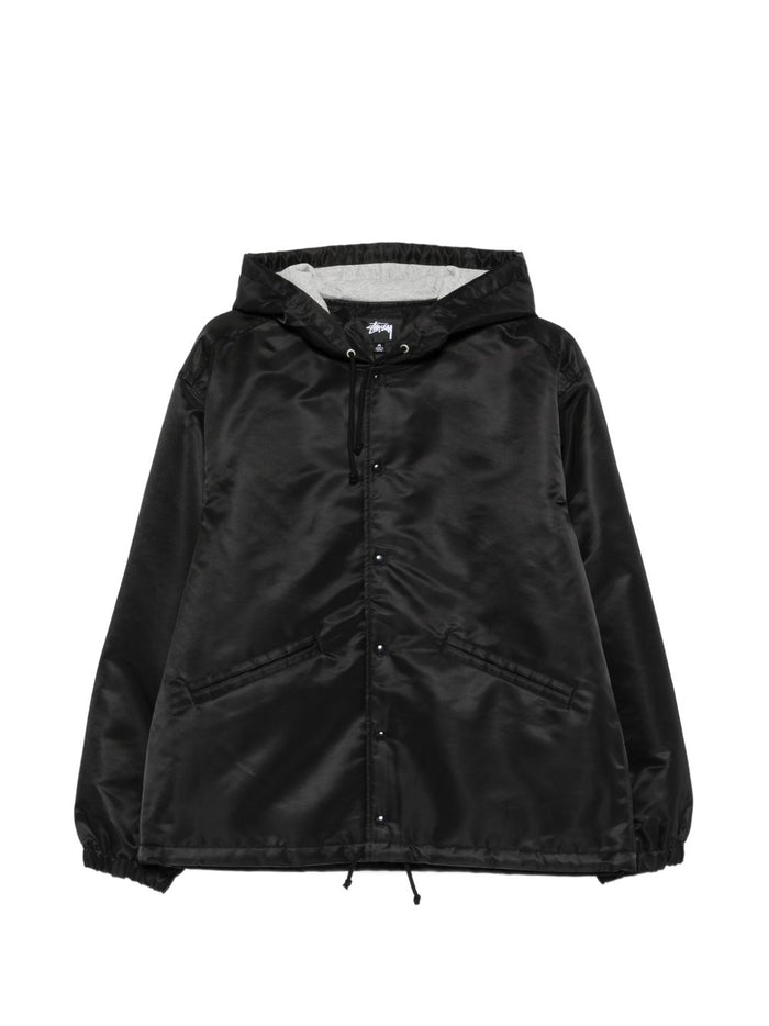 Stussy Drawstring Hood Snap-Button