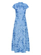 Rotate Birgerchristensen Floral-Embroidered Midi Dress