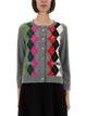 Ganni Jacquard Cashmere Cardigan