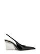 Saint Laurent Leather "Miller" Wedges