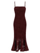 Rotate Birger Christensen 'Flower Mesh Flounce' Dress