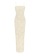 Rotate Birger Christensen 'Flower Mesh Tube' Dress