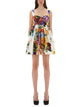 Dolce & Gabbana Bouquet Print Poplin Dress