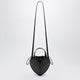 Rotate Heart Bag Croco Croc-Effect Patent Leather Bag In Black