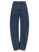 Rotate Birger Christensen 'Draped Barrel Leg' Jeans
