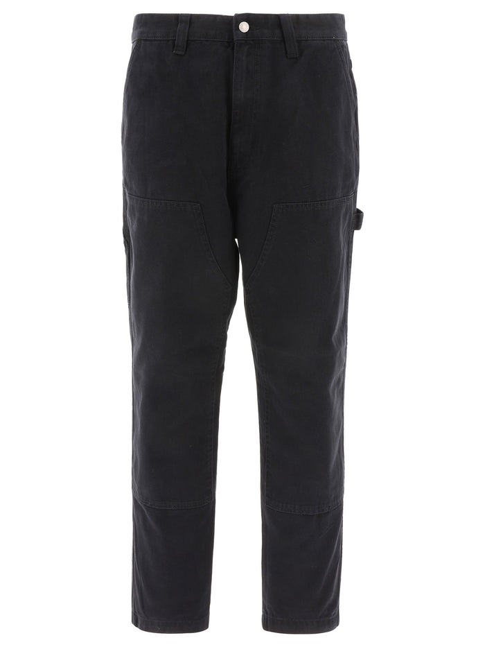 Stussy Black Cotton Trousers