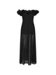 Rotate Birgerchristensen Crepe Maxi Flower Dress