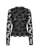 Rotate Birgerchristensen Flower Mesh Top