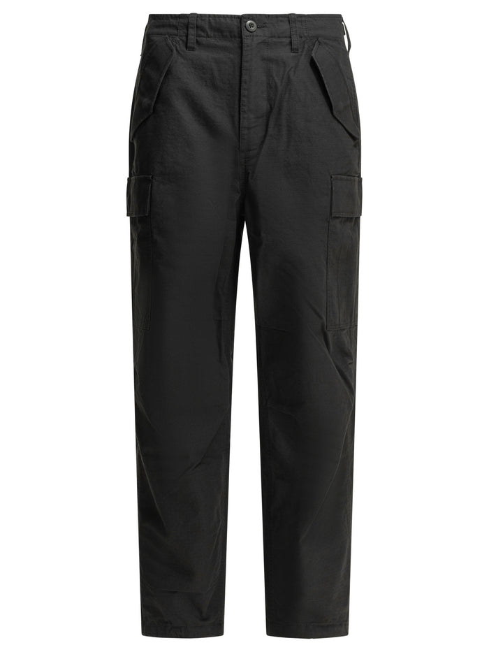 Stussy Black Cotton Trousers