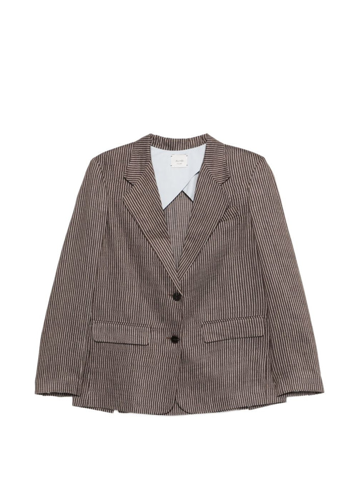 Alysi Single-Breasted Blazer Jacket