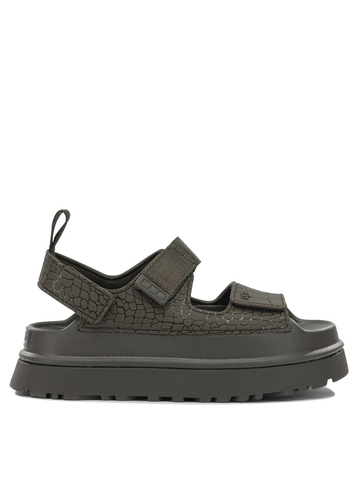 Ugg "Goldenglow Embossed" Low Sandals