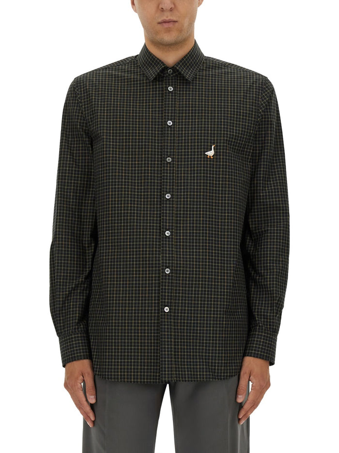 Moschino Shirt With Goose Embroidery