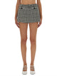 Self-Portrait Houndstooth Skirt-Pants
