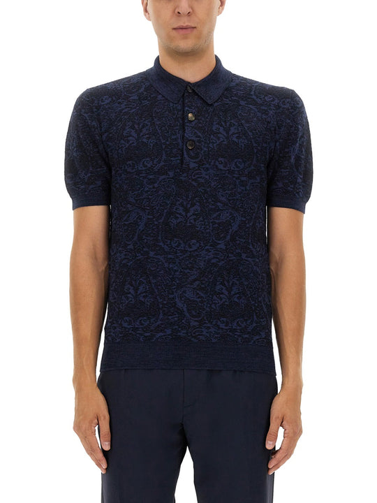 Etro Polo Shirt With Pegasus Embroidery