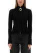 Jw Anderson Fitted Cardigan With Zipper