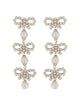 Self-Portrait Micro Bow Earrings