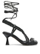 Pons Quintana Black Cow Leather Sandals