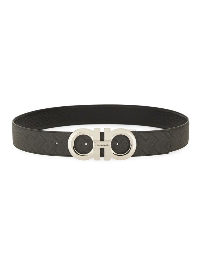 Ferragamo Reversible "Hooks" Belt