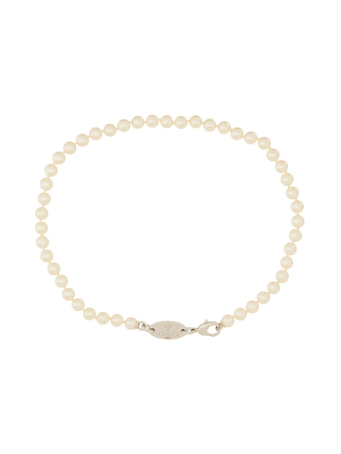 Vivienne Westwood "Stuart" Necklace With Swarowski Pearls