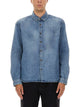 Saint Laurent Denim "Cassandre" Shirt