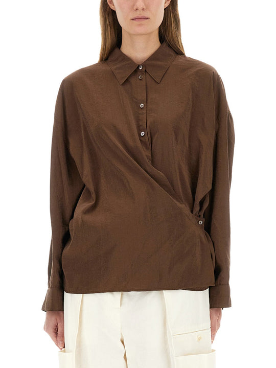 Lemaire "Straight Collar Twisted" Shirt