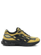 Asics Yellow Leather Rubber Sneakers