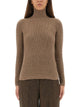 Max Mara Ribbed Turtleneck Sweater