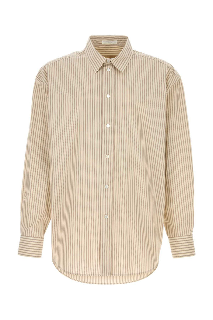The Row Embroidered Poplin Granada Shirt