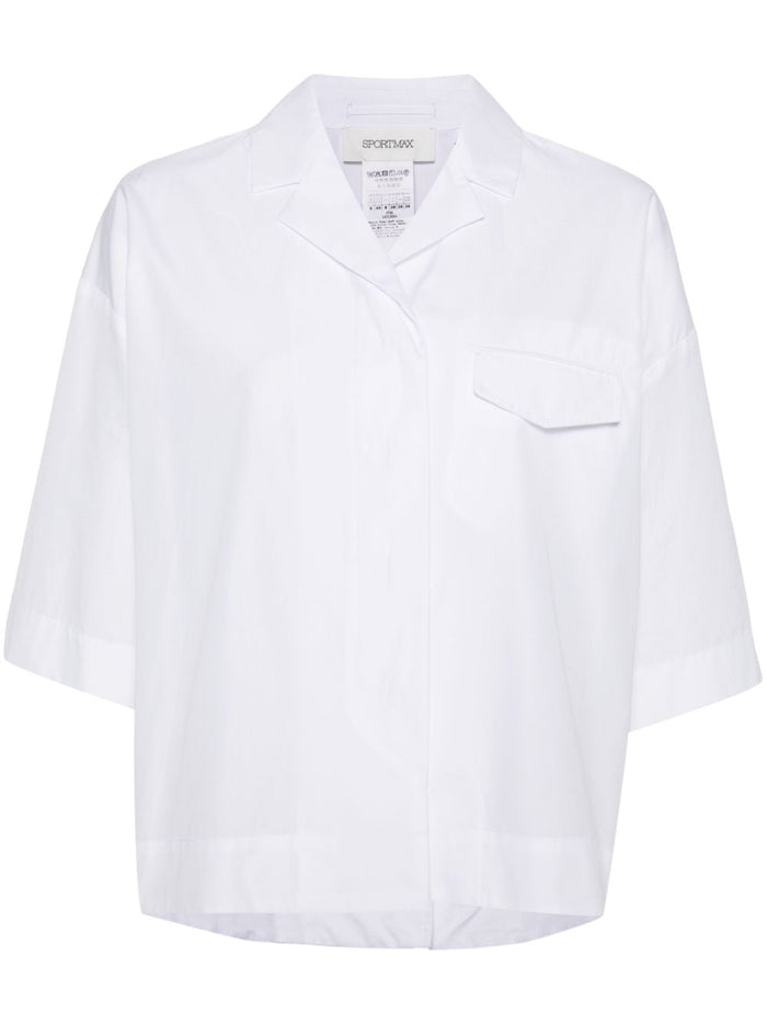 Max Mara Sportmax White Cotton Shirt