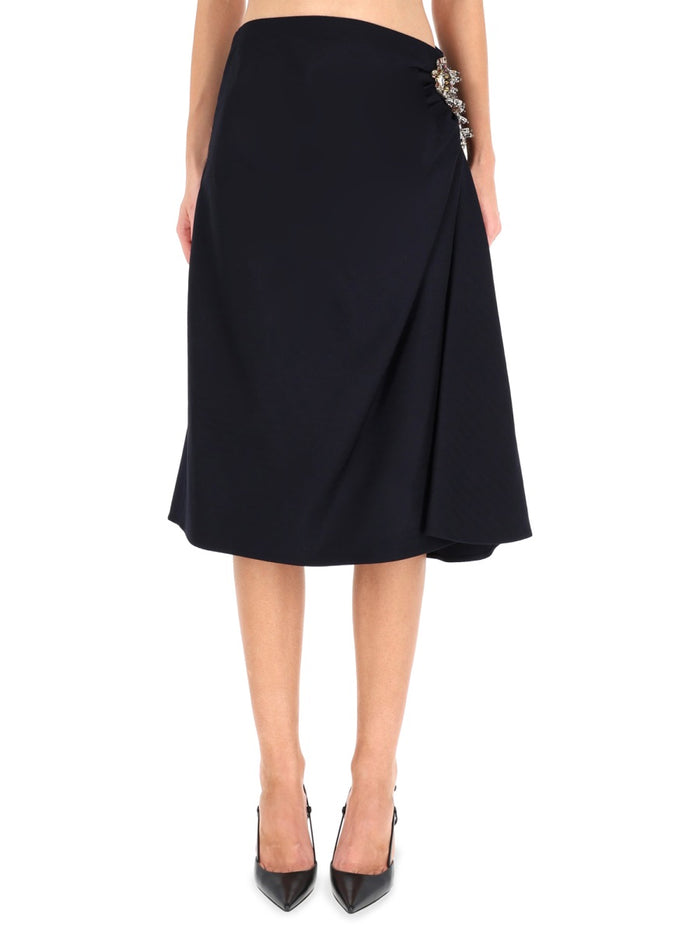 Dries Van Noten Midi Skirt "Sovora"