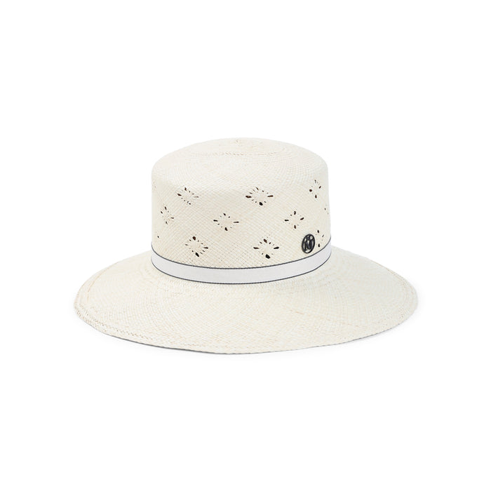 Maison Michel Ludi Plumetis Hat