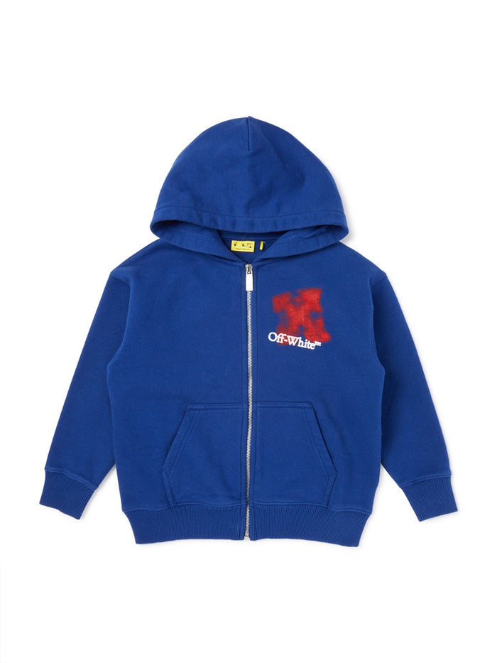 Off-White Sweatshirt With "Graffiti" Logo