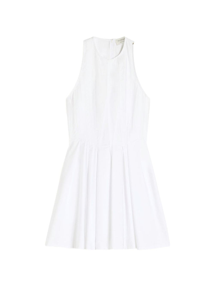 Max Mara Sportmax White Cotton Dress