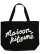 Maison Kitsuné Borsa Tote Con Scritta