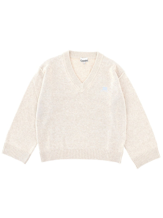Ganni Logo Sweater