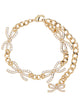 Self-Portrait "Crystal Bow" Bracelet