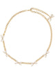 Self-Portrait Necklace With Bows And Crystals