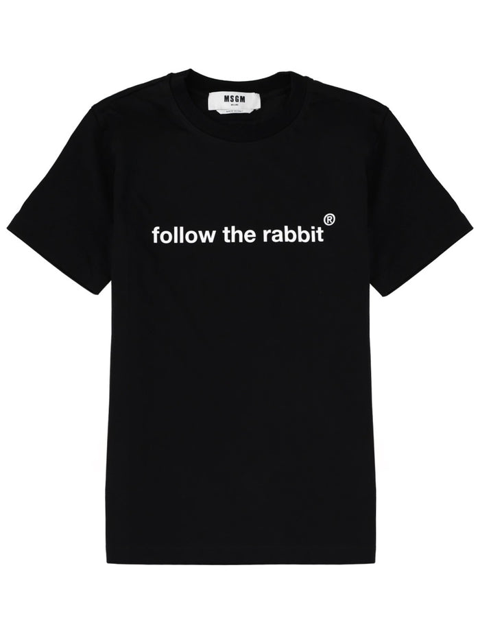 Msgm "Follow The Rabbit" T-Shirt