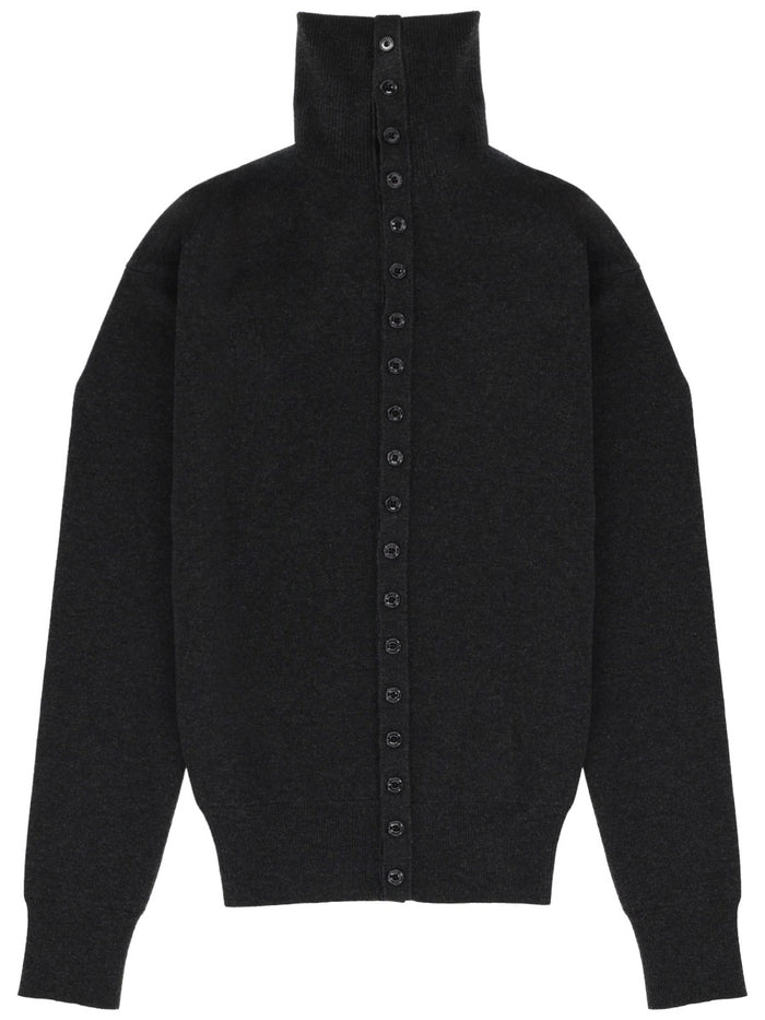 Lemaire High Collar Cardigan