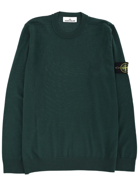 Stone Island Jersey With Logo Patch