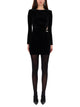 Self-Portrait Mini Velvet Dress