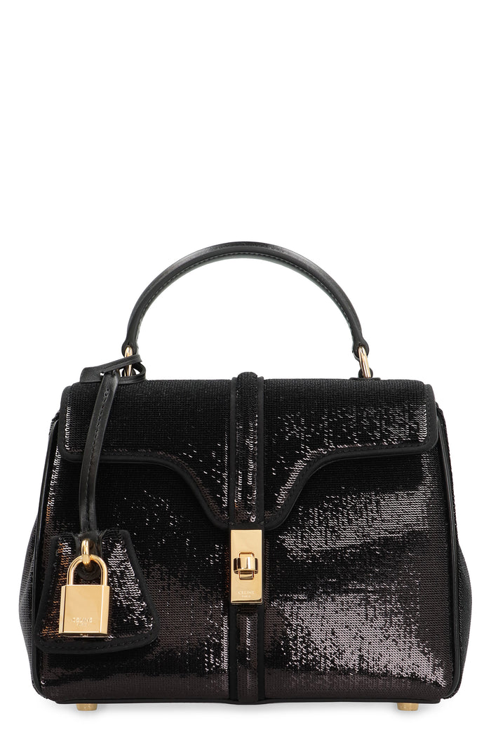 Celine Bag 16 Mini In Sequins And Leather