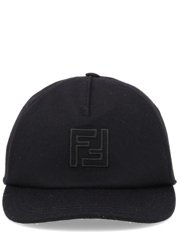 Fendi Wool And Cashmere Baseball Hat