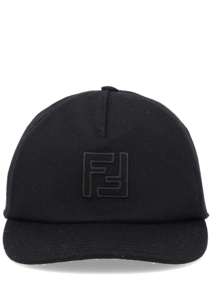 Fendi Wool And Cashmere Baseball Hat
