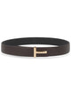 Tom Ford Cintura Con Fibbia "T"