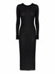 Rick Owens Long-Sleeved Midi Dress