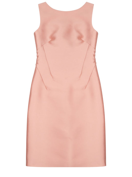 Alberta Ferretti Satin Midi Dress